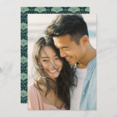 Invitation Romantic Photo (Devant / Derrière)