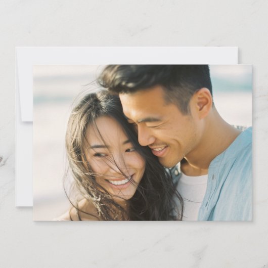 Invitation Romantic Photo (Devant)