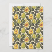 Invitation Romantic Red and Beige Photo (Dos)