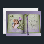 Invitation Romantic Retro Love Book Purple Wedple Invite<br><div class="desc">Un livre d'amour magnifiquement conçu pour vous deux. Insérez votre propre photo et personnalisez/customisez-la avec vos propres mots, n'hésitez pas à changer les polices, les tailles, le placement de texte et les couleurs du texte. Pour modifier le texte uniquement, utilisez l'option Personnaliser le texte. Pour des modifications plus importantes, utilisez...</div>