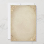 Invitation Romantic Storybook Fairy Tale Mariage (Dos)