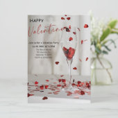 Invitation Romantic Valentine’s Day Party (Debout devant)