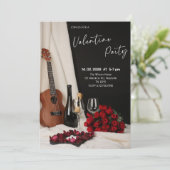 Invitation Romantic Valentine’s Day Party (Debout devant)