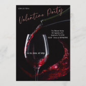 Invitation Romantic Valentine’s Day Party (Devant)