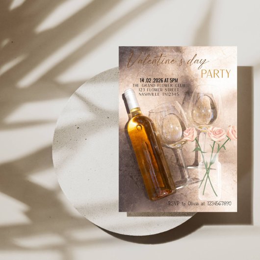 Invitation Romantic Valentine’s Day Party