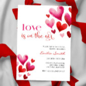 Invitation Romantic valentine's  bridal shower party