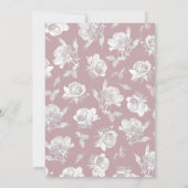 Invitation Romantic White Blush Pink Floral Wedding (Dos)