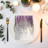 Invitation Romantic Wisteria Wedding
