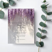 Invitation Romantic Wisteria Wedding