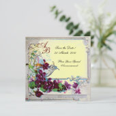Invitation ROMANTICA 4 MONOGRAMME ,Jaune (Debout devant)