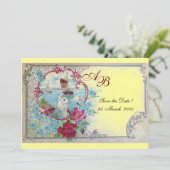 INVITATION ROMANTICA MONOGRAMME (Debout devant)