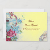 INVITATION ROMANTICA MONOGRAMME (Dos)