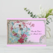 INVITATION ROMANTICA MONOGRAMME (Debout devant)