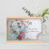 INVITATION ROMANTICA MONOGRAMME (Debout devant)