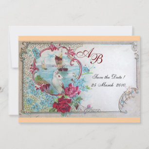 INVITATION ROMANTICA MONOGRAMME