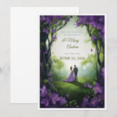 INVITATION ROMANTIQUE (Devant / Derrière)