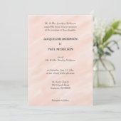 Invitation Romantique Blush Watercolor Laver mariage Invitati (Debout devant)