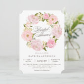 Invitation romantique de Fête de la mariée de (Debout devant)