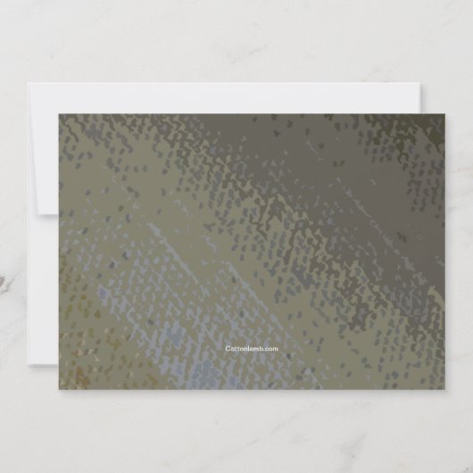 Invitation romantique de guitare (Dos)