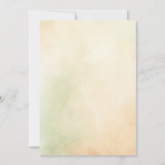 Invitation Romantique Elégant Floral Terracotta fête d'annive (Dos)