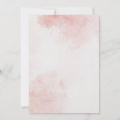 Invitation Romantique Floral Design Bourgogne Mariage (Dos)