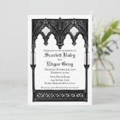 Invitation Romantique Gothique (Debout devant)