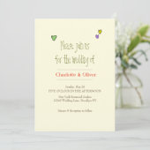 Invitation Romantique Mariage Invit (Debout devant)