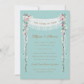 Invitation Romantique Mariage juif sous les Chuppah (Devant)