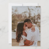 Invitation Romantique Or & Blush Pressing Fleur sauvage Maria (Dos)