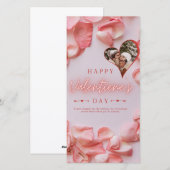 Invitation romantique pour la Saint-Valentin (Devant / Derrière)