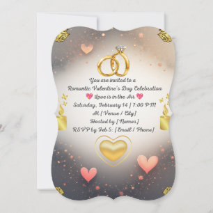Invitation romantique pour la Saint-Valentin