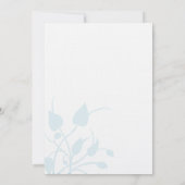 Invitation Romantique rustique Colibri Kiss Amour OiseauMaria (Dos)