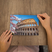 Invitation Rome Colosseum Italy Painted Postcard