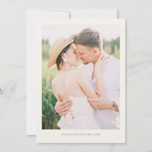 Invitation ROME Italie Skyline Destination Enregistrer la dat (Dos)