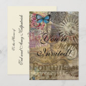 Invitation Rome Italie Voyage Vacances Ville (Devant / Derrière)