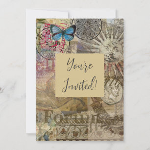 Invitation Rome Italy Travel Vacation