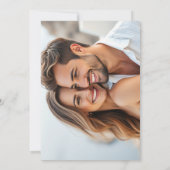 Invitation Rome photo enregistrer la date mariage destination (Dos)