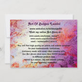 INVITATION ROMÉO ET JULIETTE (Dos)