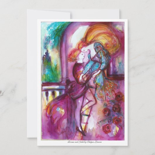 Invitation Roméo et Juliette (Devant)