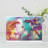 Invitation ROMÉO ET JULIETTE Amoureux romantiques (Debout devant)