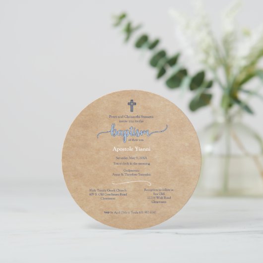 Invitation ronde Apôtre (Debout devant)