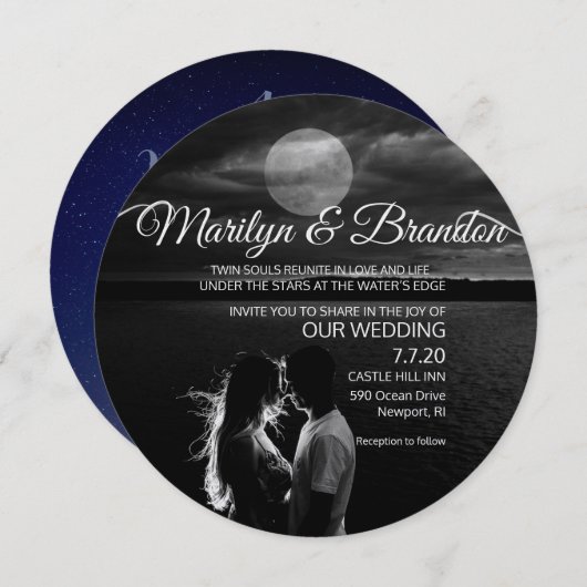 Invitation Ronde Céleste (Devant / Derrière)