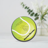 Invitation ronde de bat mitzvah de barre de TENNIS (Debout devant)