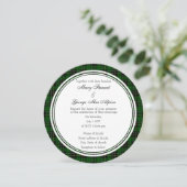 Invitation ronde de Mariages écossais MacAlpine (Debout devant)