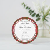 Invitation ronde Mariage écossaise MacAlister (Debout devant)