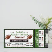 Invitation Roockie de football américain de l'année Anniversa (Debout devant)