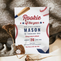 Rookie De L'Année Baseball 1er Anniversaire