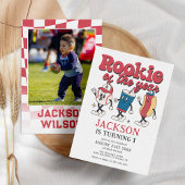 Invitation Rookie de l'année Baseball Super 1er anniversaire