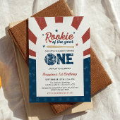 Invitation Rookie de l'année Premier anniversaire de la fête