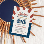 Invitation Rookie de l'année Premier anniversaire de la fête
